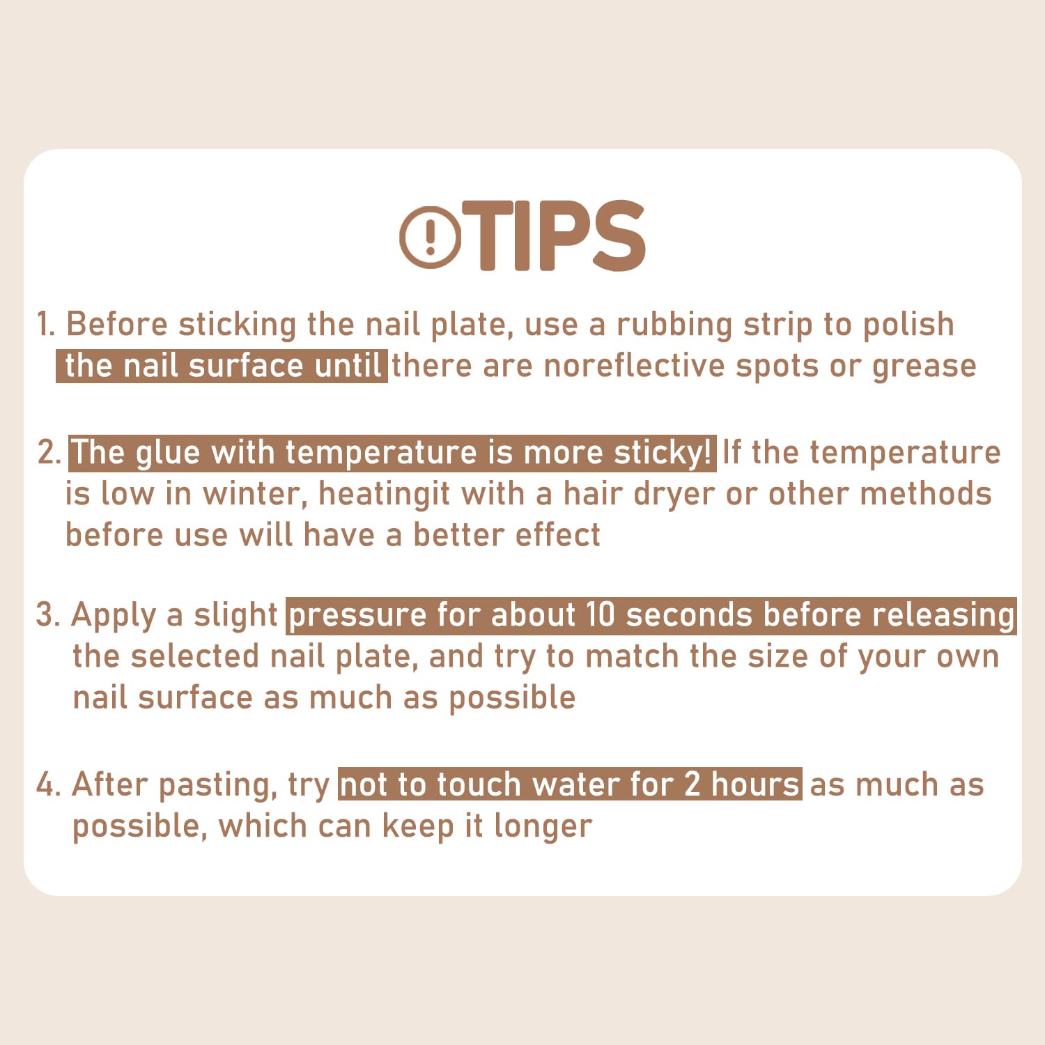 OCOUYVD Alcohol wipe included for pre-application cleaning