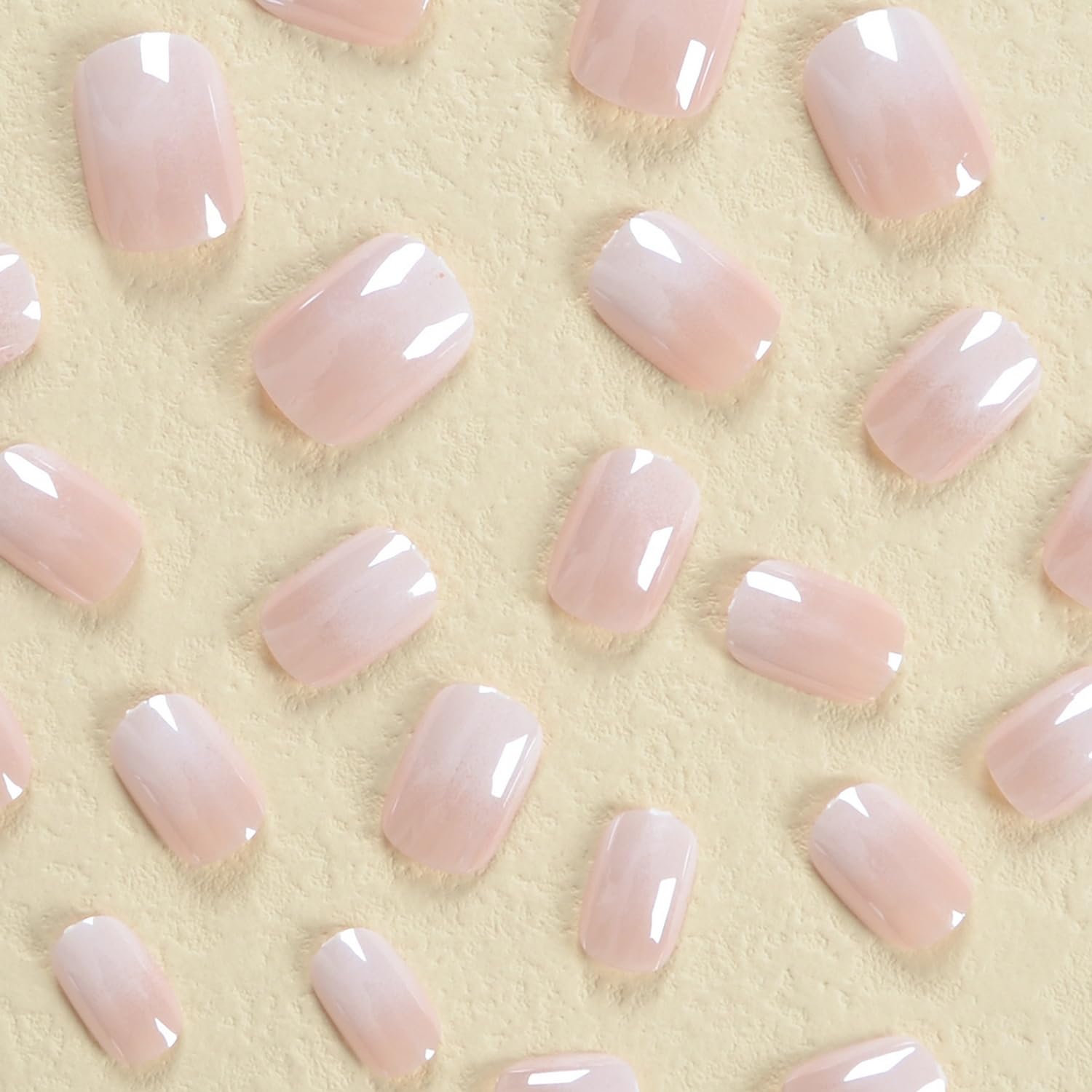 OCOUYVD French design glossy nails for a chic salon-like finish