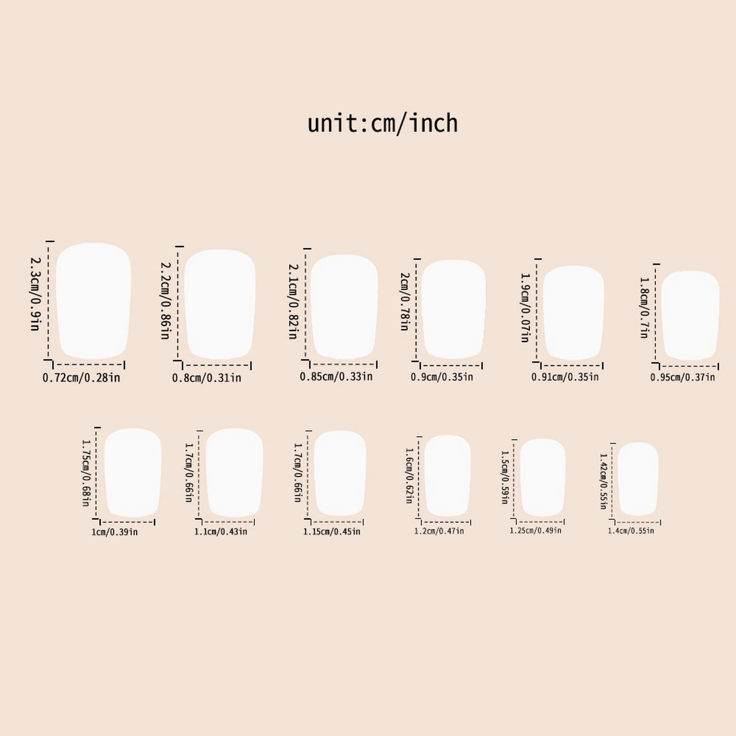 OCOUYVD 24-piece nail set ideal for swapping looks at home