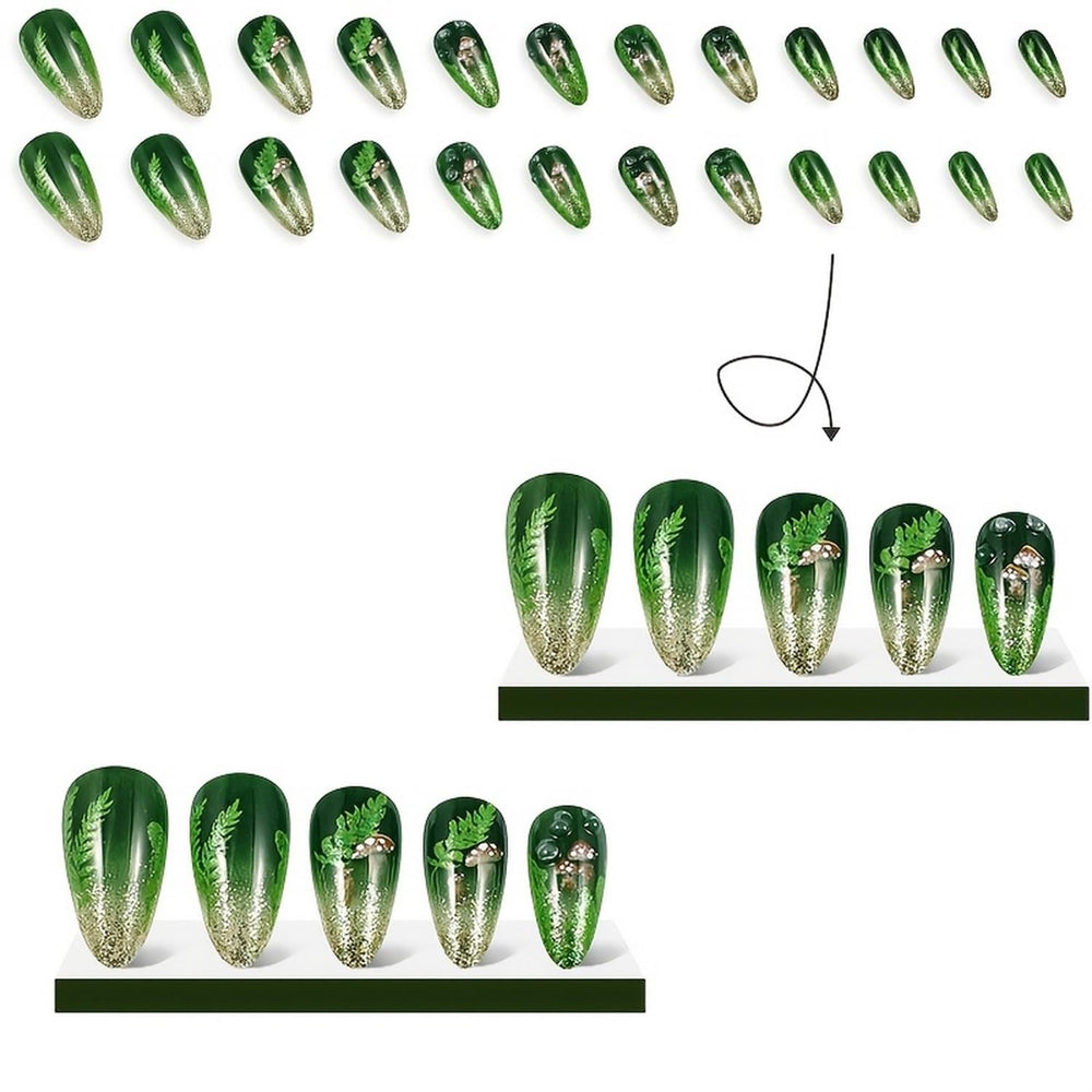 OCOUYVD full-cover acrylic tips offer durable, reusable manicure options