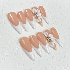 OCOUYVD handmade acrylic full-cover nails, thick yet lightweight for comfortable daily wear
