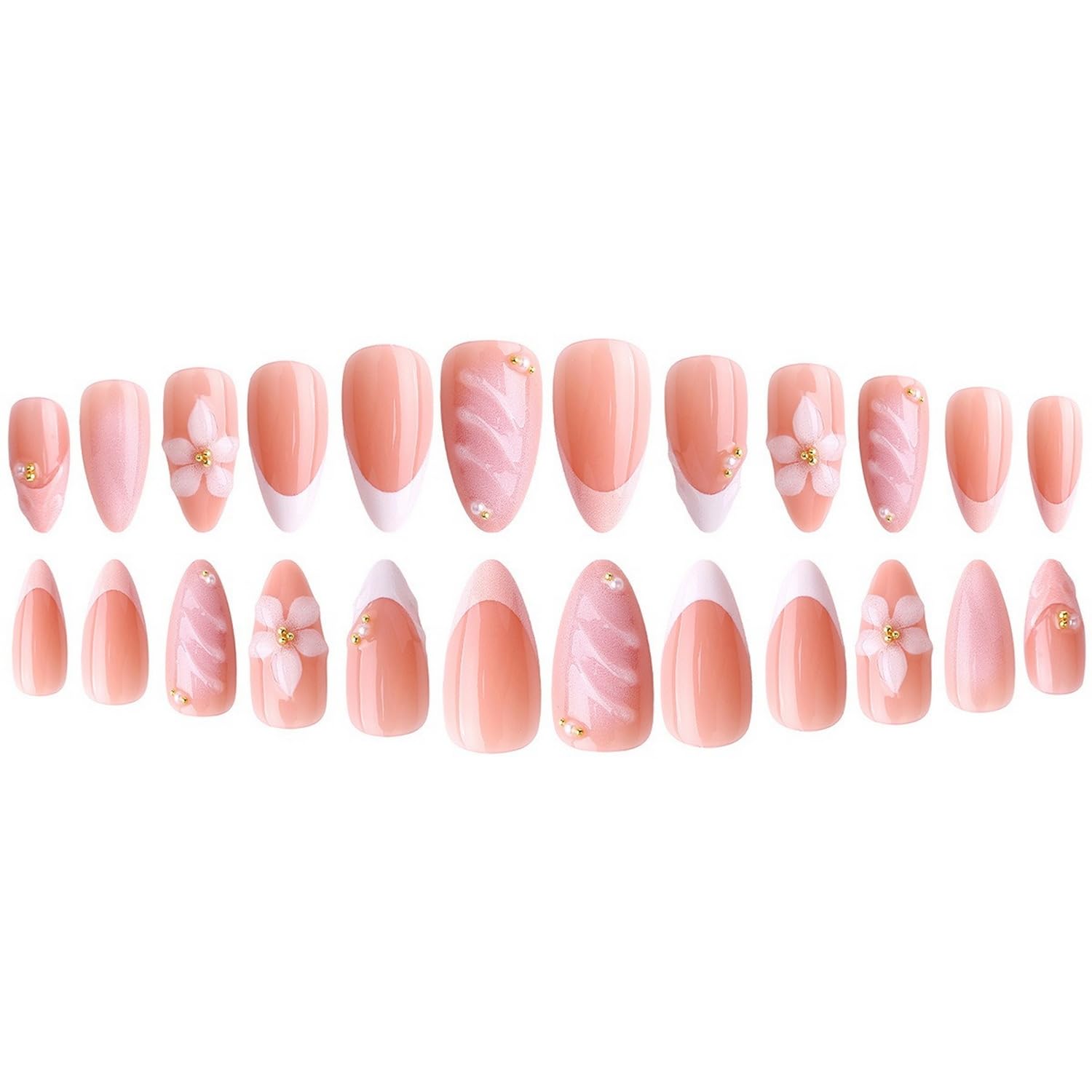 OCOUYVD jelly glue included for quick, secure nail adhesion.
