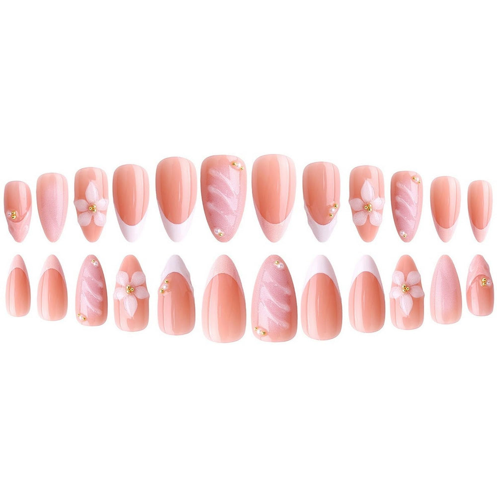 OCOUYVD jelly glue included for quick, secure nail adhesion.