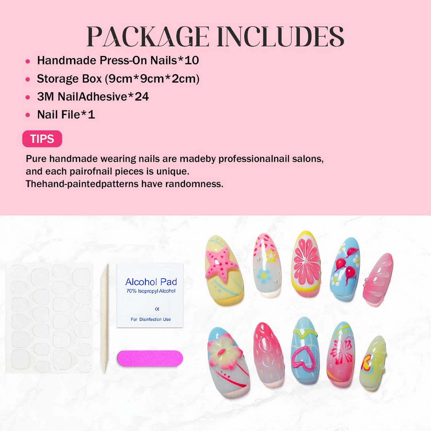 OCOUYVD full-cover nails with gradient for chic look