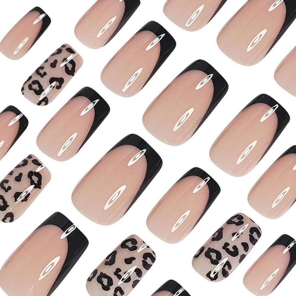 OCOUYVD short square glossy nails for everyday manicure ease