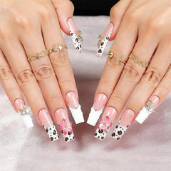 OCOUYVD thick acrylic multi-layer gel nails are durable and light