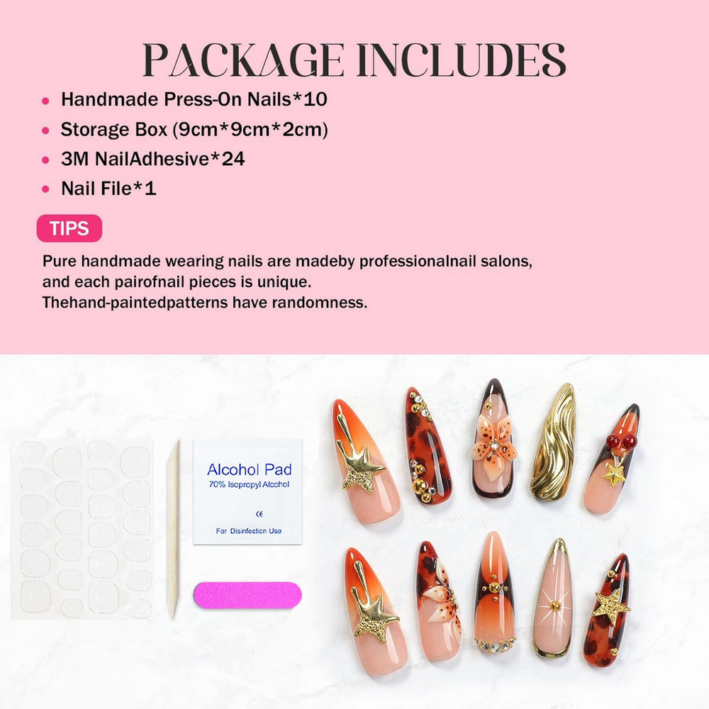 OCOUYVD thickened acrylic nails offer durable, lightweight wear