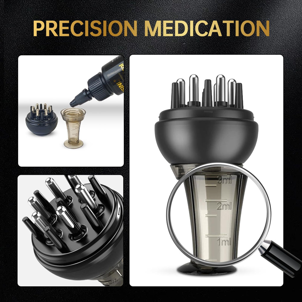 OCSINL Minoxidil applicator ready image emphasizing quick daily routine.