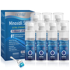 OCVWJKD 5% Minoxidil spray bottle for direct scalp application.