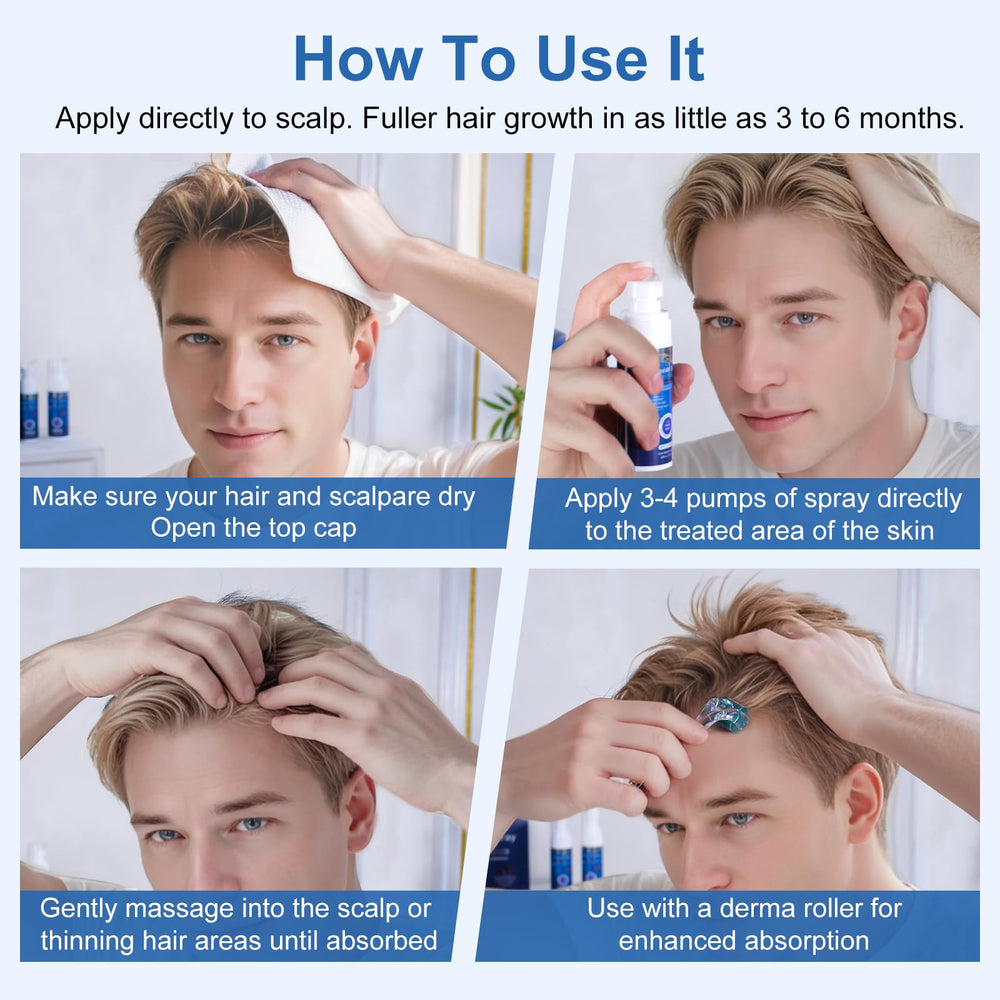 OCVWJKD Minoxidil spray travel size ideal for on-the-go routine.