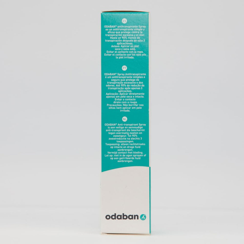 ODABAN dermatologist-recommended antiperspirant with long-standing trust.
