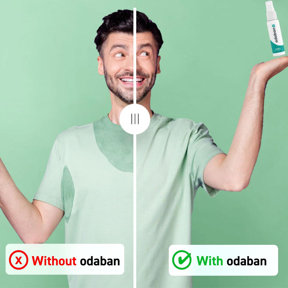 ODABAN bottle notes clothing protection from deodorant discoloration.