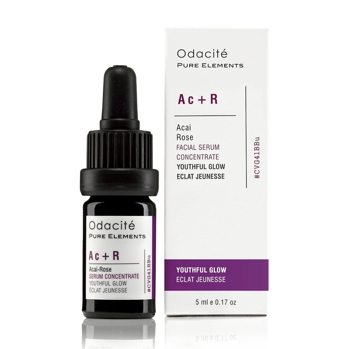 Odacité anti-aging serum acai rose bottle for smoother, firmer skin