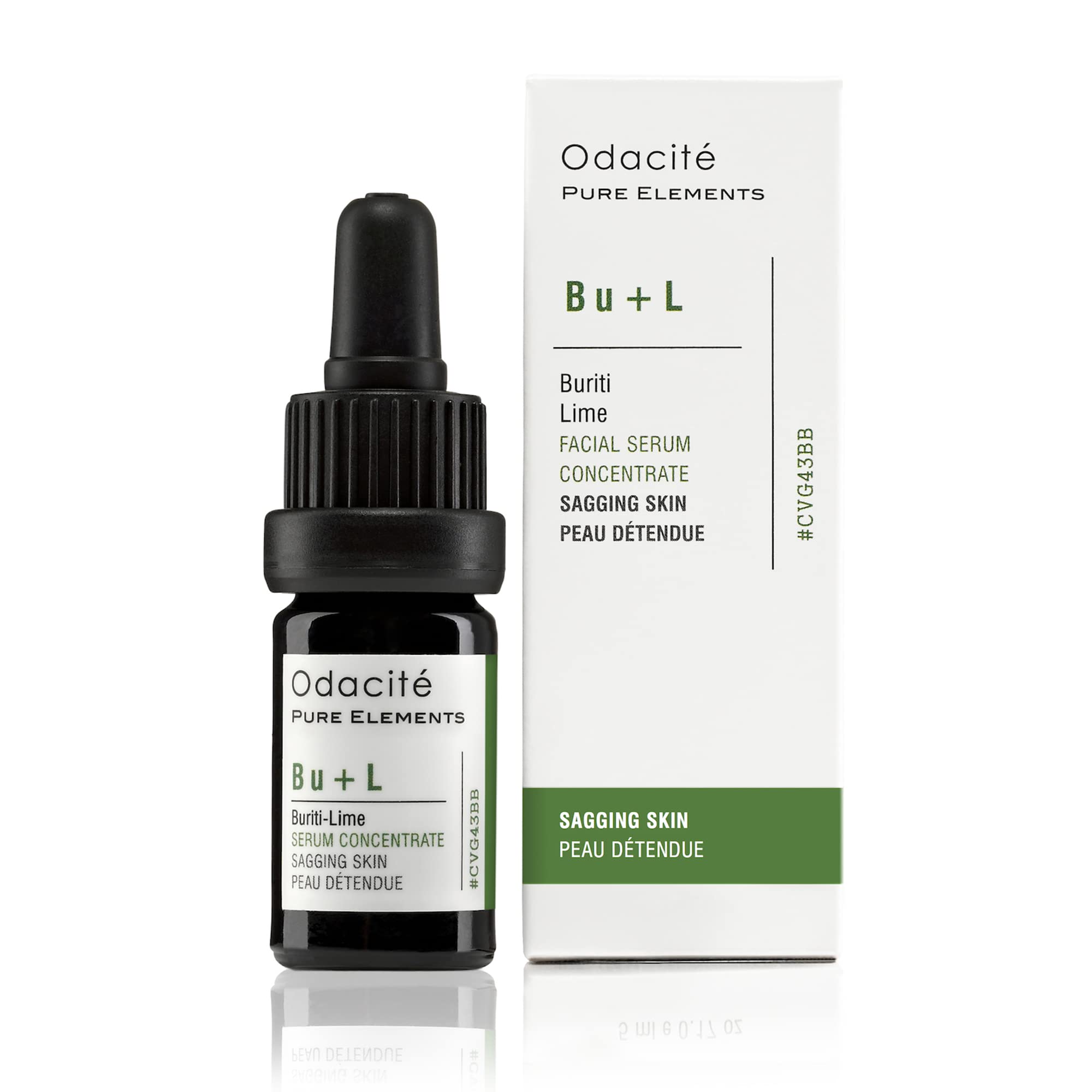 Odacité anti-aging serum bottle closeup, compact 0.17 oz for daily use