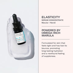 Odacite Ma+N Drops on clean skin illustrating quick absorption and smooth texture.