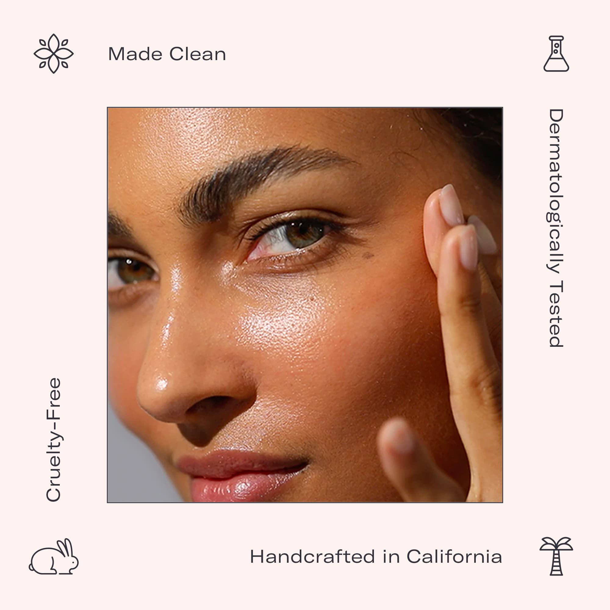 Odacite Ma+N Hand-held bottle on vanity for easy daily use.