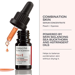 Odacité virgin organic peach oil drop nourishes skin without heaviness