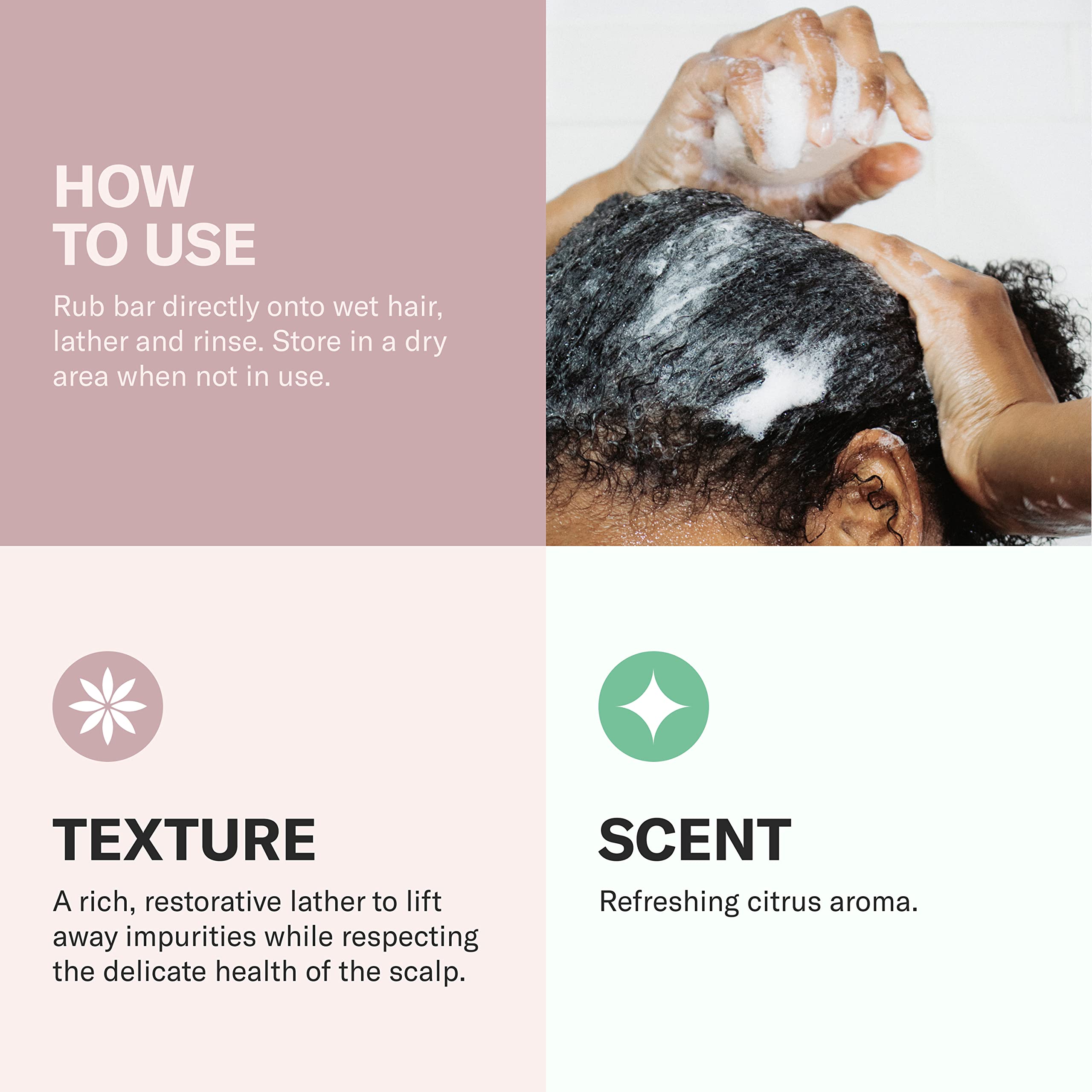 Odacité shampoo bar packaging highlights plastic-free, eco-friendly packaging