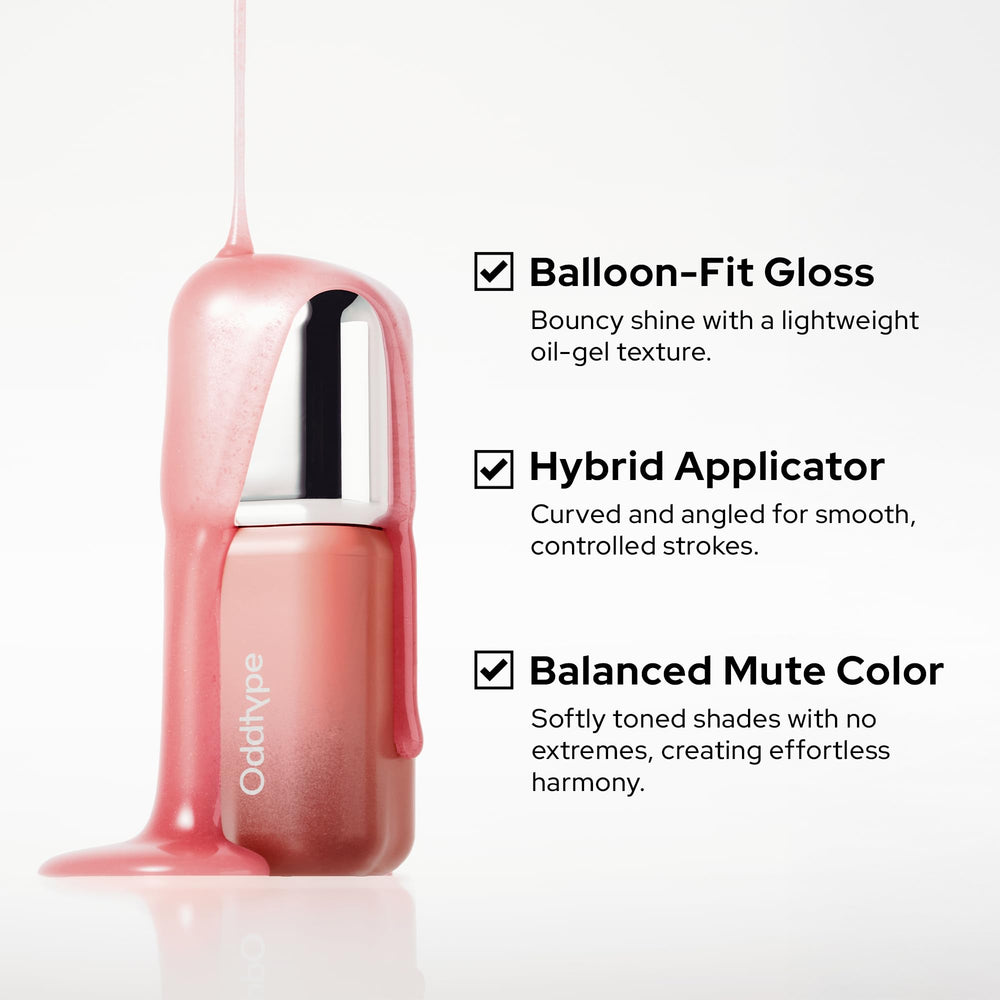 Oddtype Unseen Balloon Tint swatches in 652 See-through show sheer beauty.