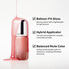 Oddtype Unseen Balloon Tint swatches in 652 See-through show sheer beauty.