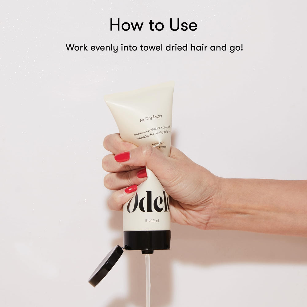 Odele Air Dry Styler soft curls look defined with non-heavy feel.