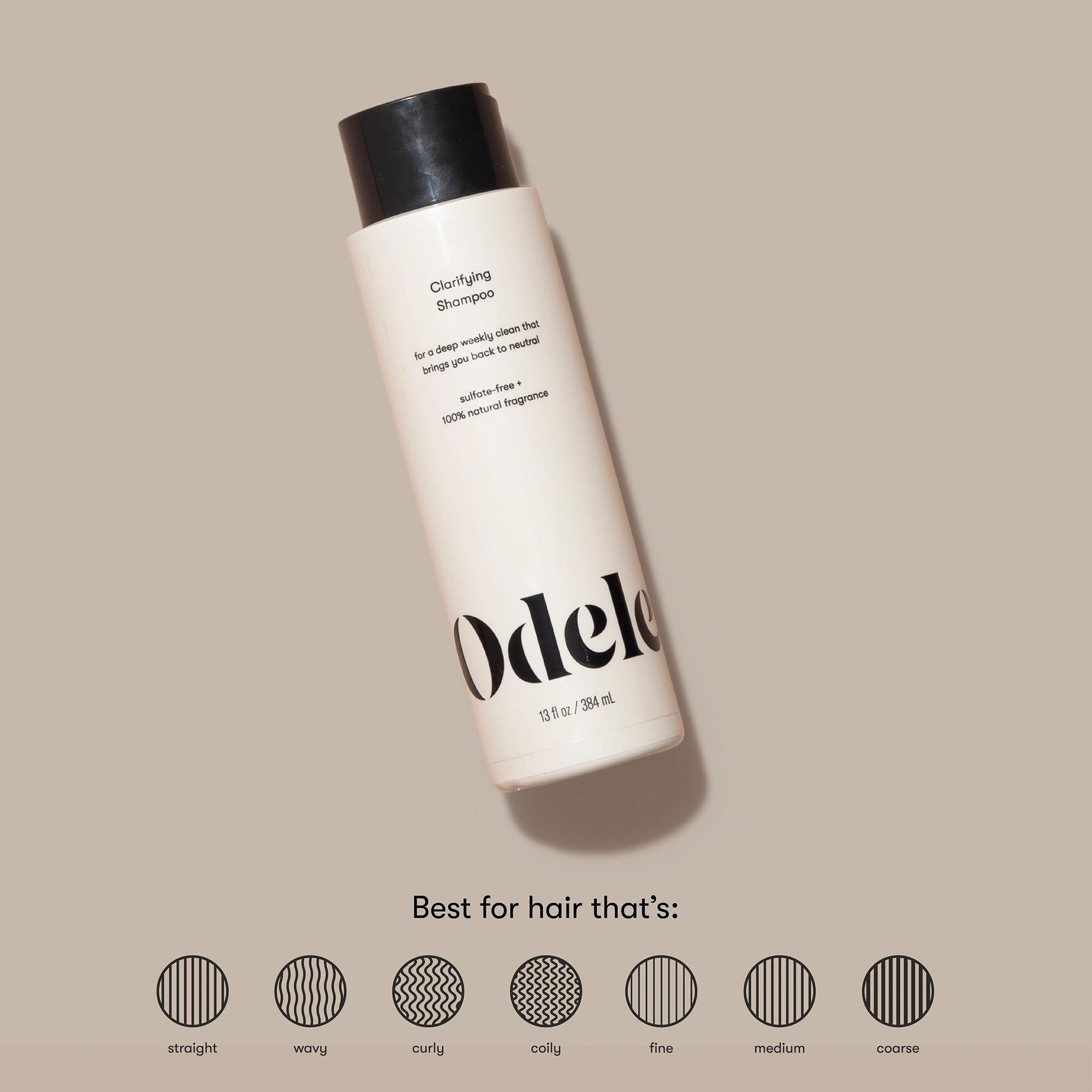 Odele Clarifying Shampoo two-pack highlights value and long-lasting hair care.