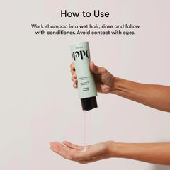 Odele frizz-control hair texture close-up shows smoother strands