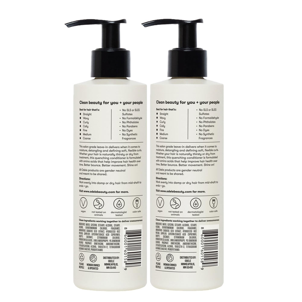 All hair types can benefit from Odele leave-in conditioner