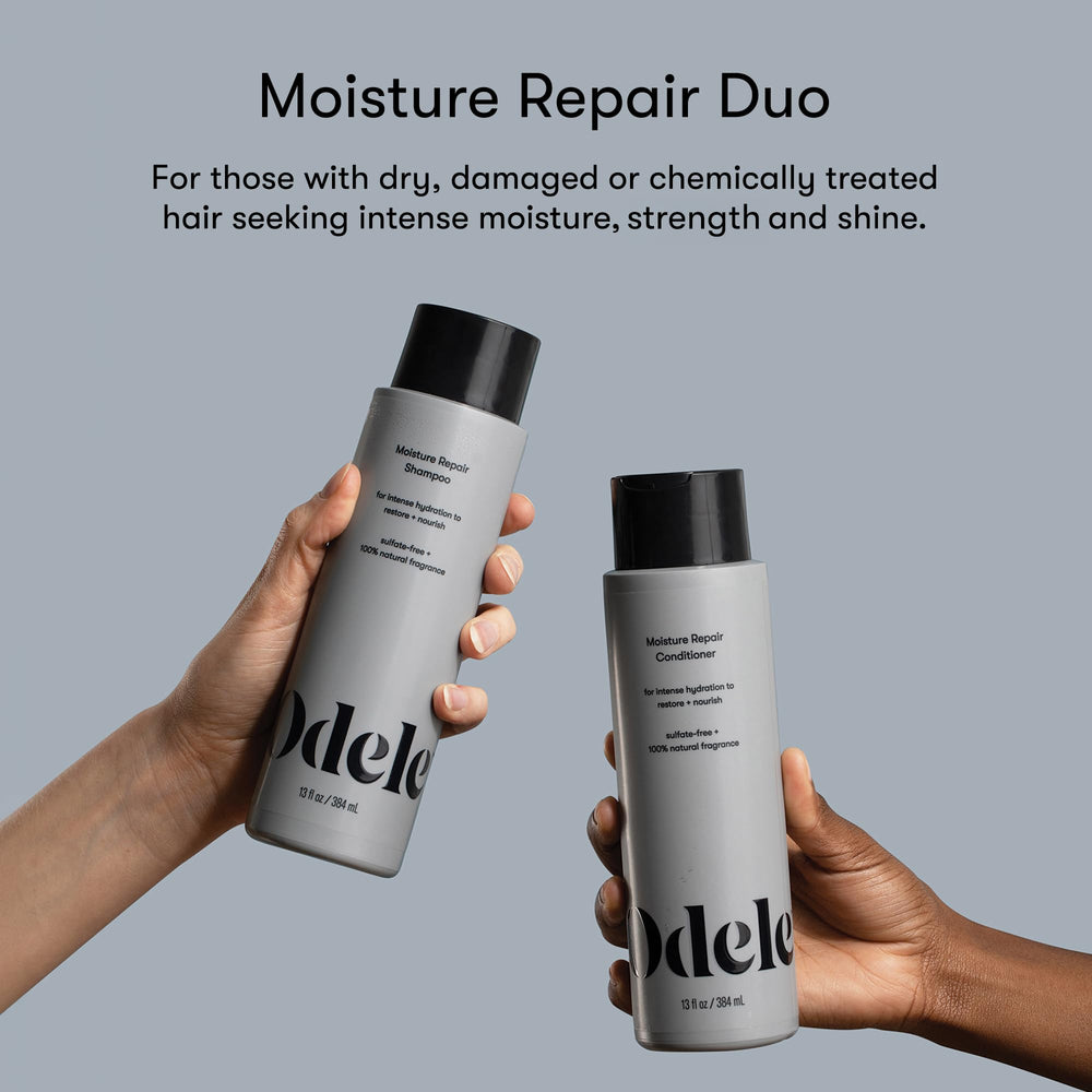 Odele Moisture Repair conditioner bottle provides lasting moisture and manageability
