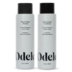 Odele Moisture Repair shampoo bottle delivers deep hydration for dry hair
