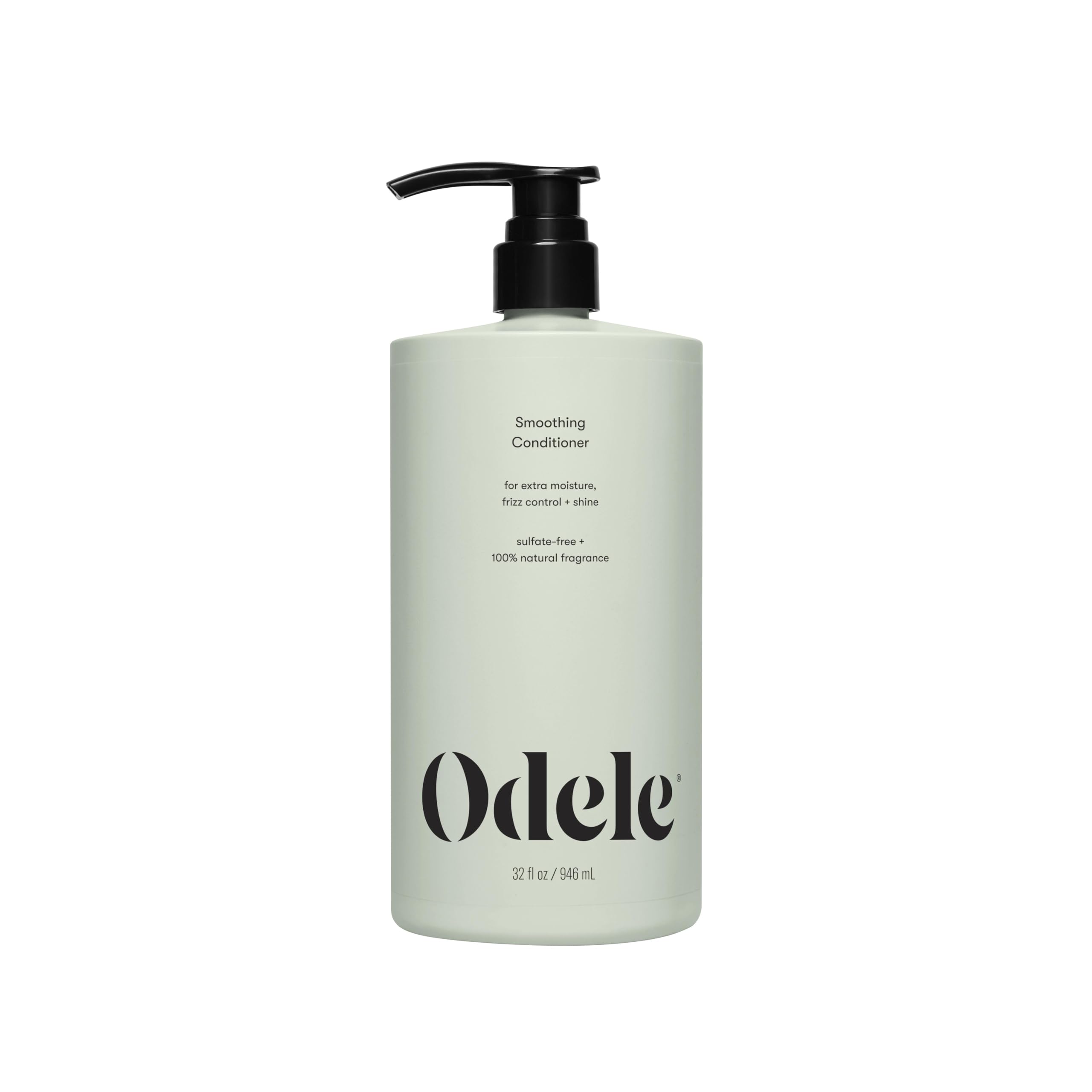 Odele Smoothing Conditioner bottle shows long-lasting moisture and frizz control.