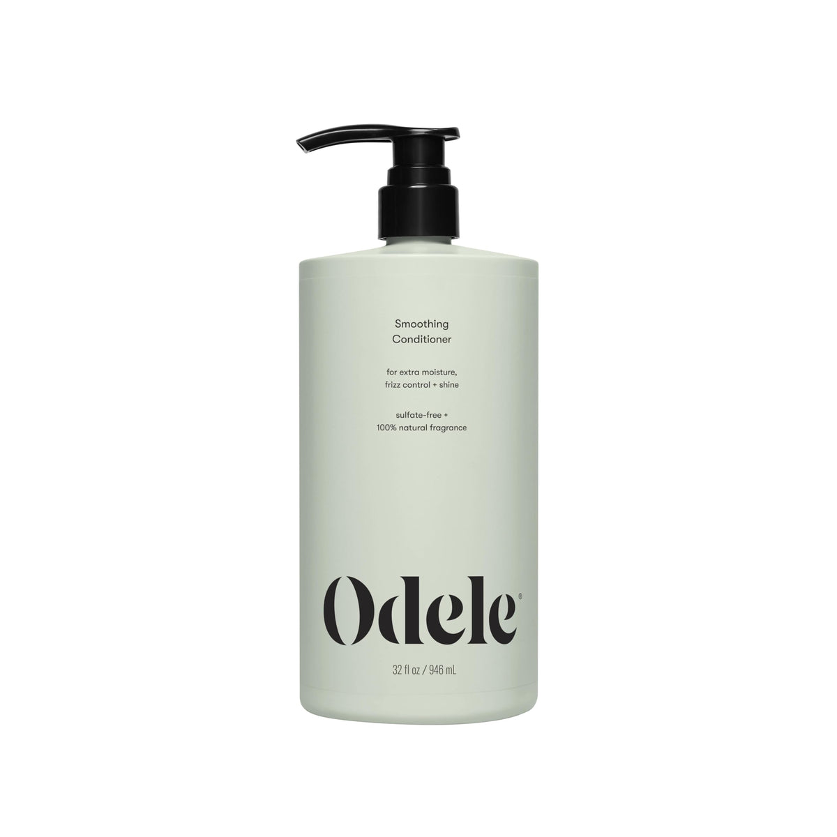 Odele Smoothing Conditioner bottle shows long-lasting moisture and frizz control.
