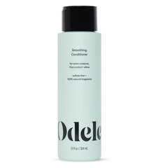 ODELE smoothing conditioner bottle showcases moisturizing formula for frizz control