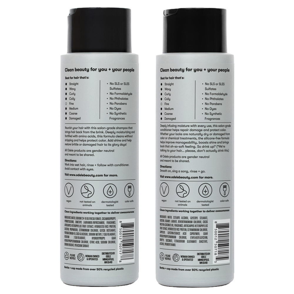 Odele sulfate-free formula signals milder cleansing for sensitive scalps