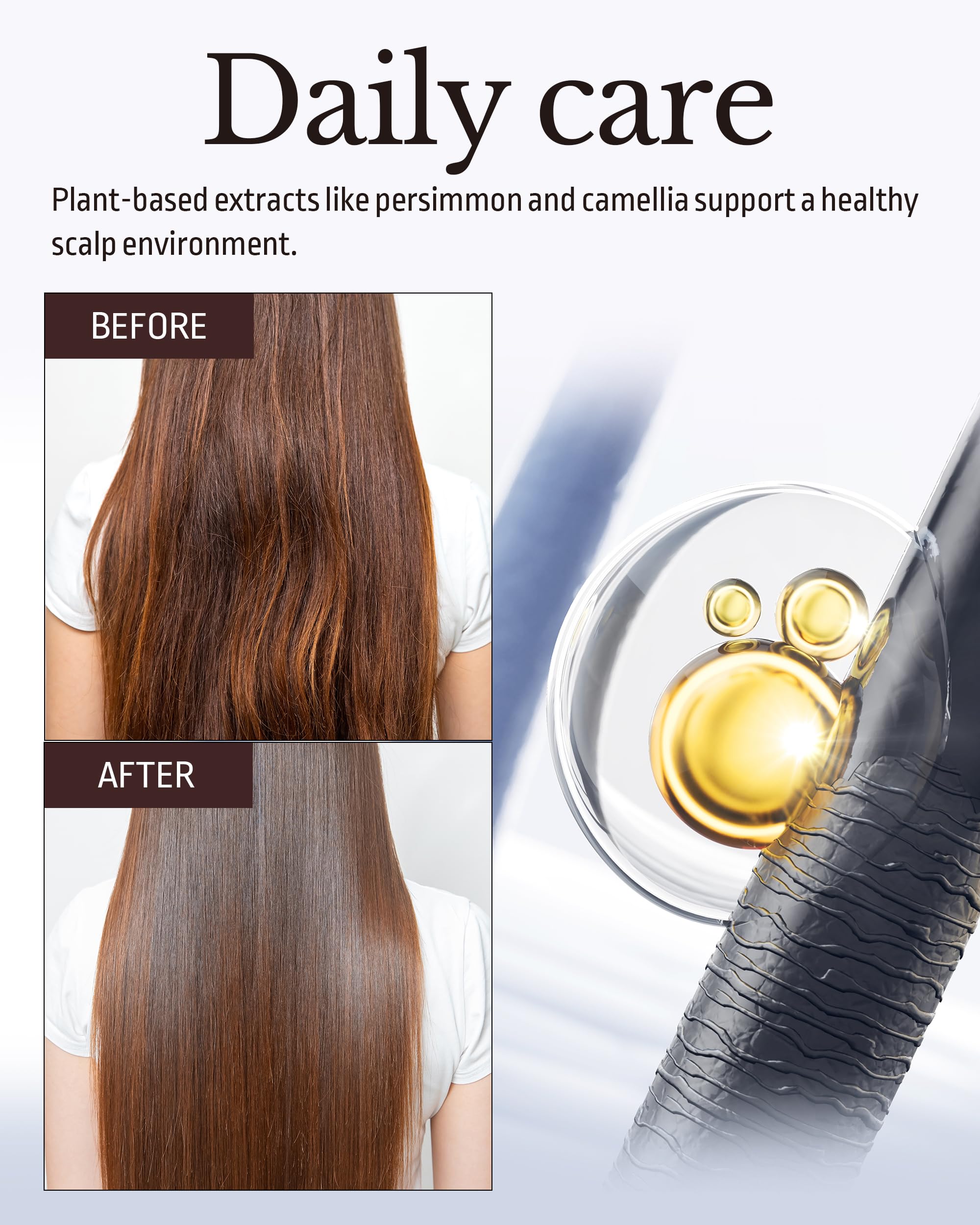 ODID Milk Protein Intensive Shampoo plant oils moisturize scalp and strands for resilience.