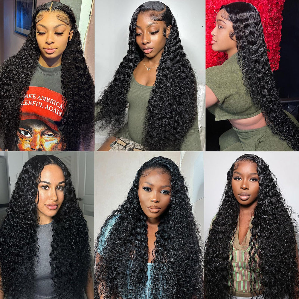 Odored wedding-ready deep wave wig for special occasions