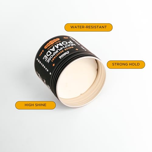 Applying O'Douds Multi-Pomade by hands for easy restyling.