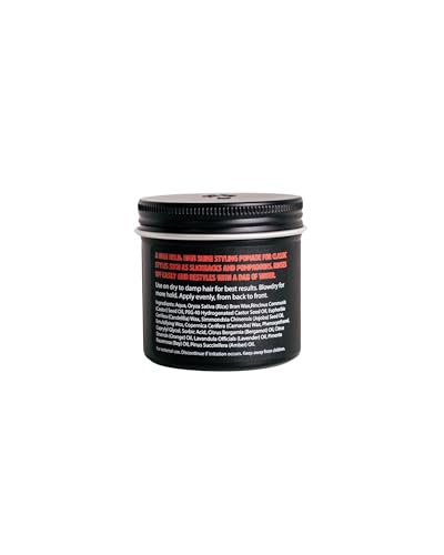 O'Douds Standard Pomade on model with styled hair demonstrating classic look.