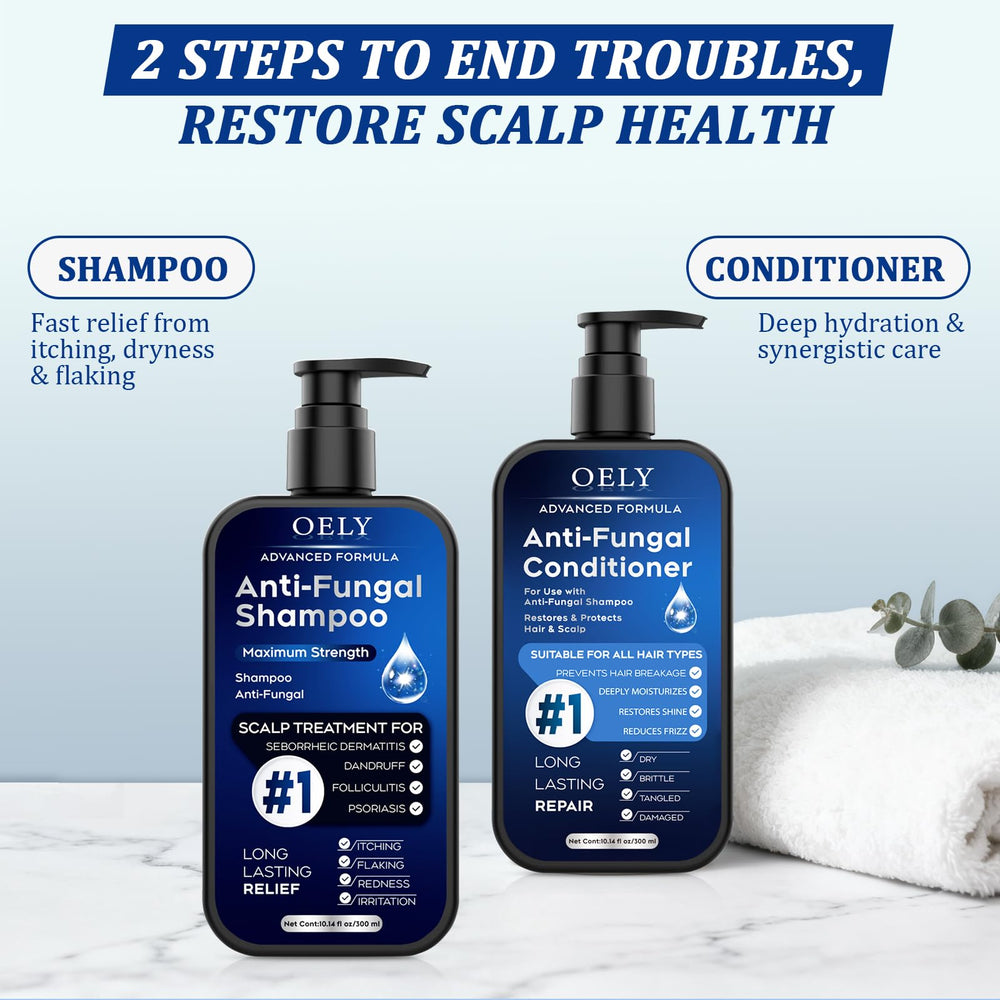 Oely product label shows allergen-free, pH-balanced formula for sensitive scalps.