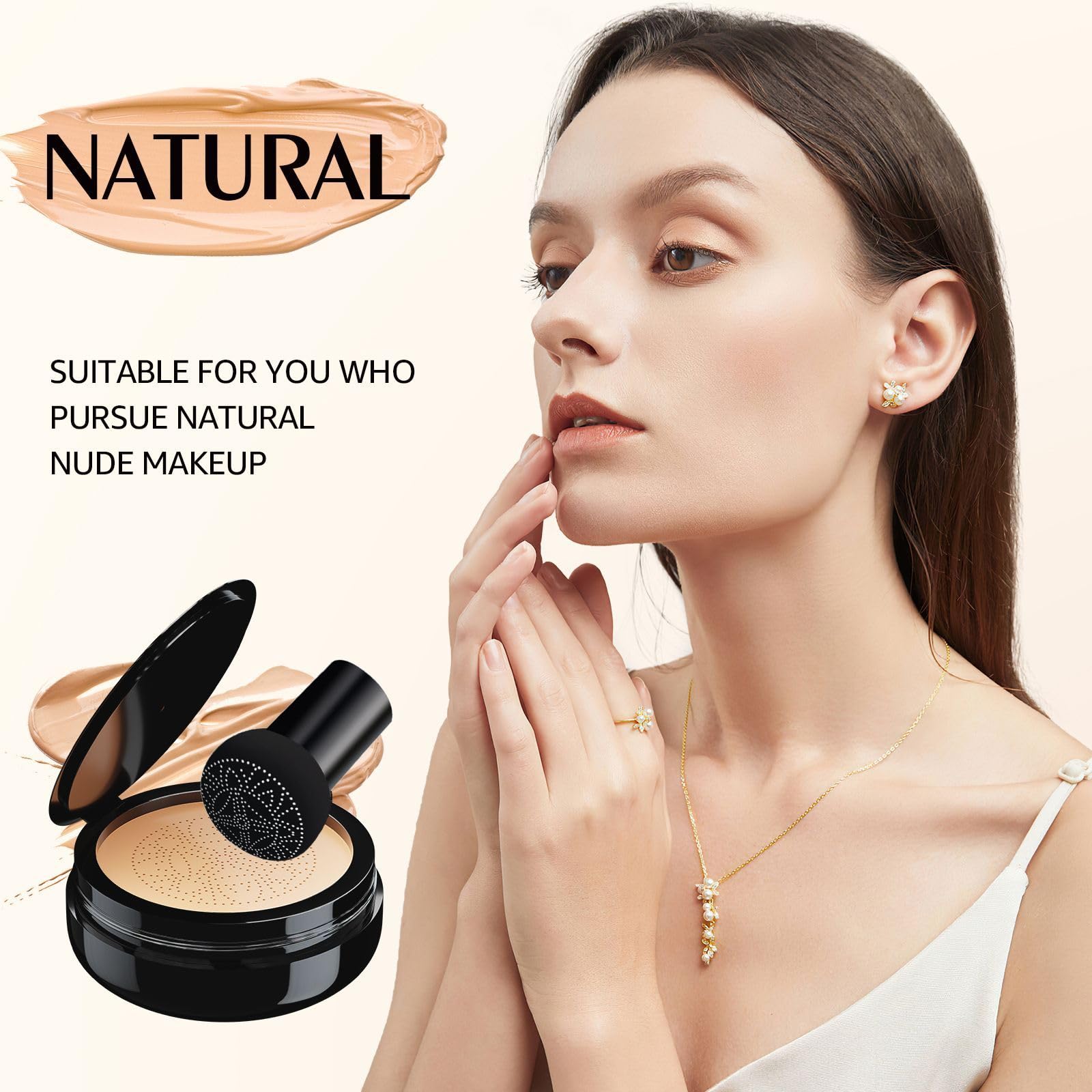 OETUIOW centella asiatica extract supports balanced texture during makeup.