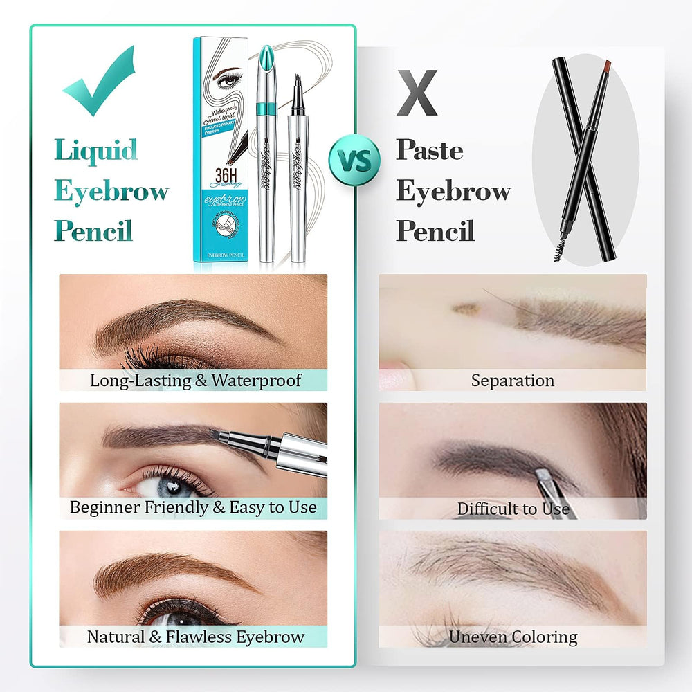 OETUIOW eyebrow microblading pen easy-fill design for quick touch-ups.