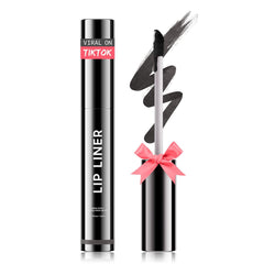 OETUIOW lip stain peel off demonstrates precise lip liner with long-lasting color