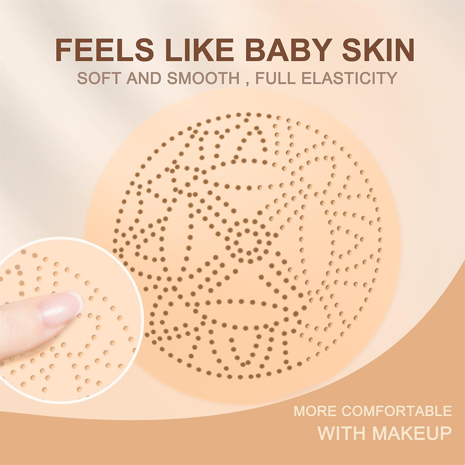 OETUIOW Final look on mature skin with natural makeup routine