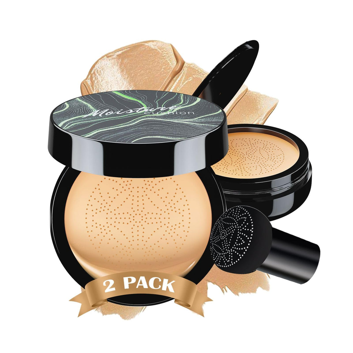 OETUIOW Mushroom Head Air Cushion CC Cream bottle showing lightweight, radiant coverage.