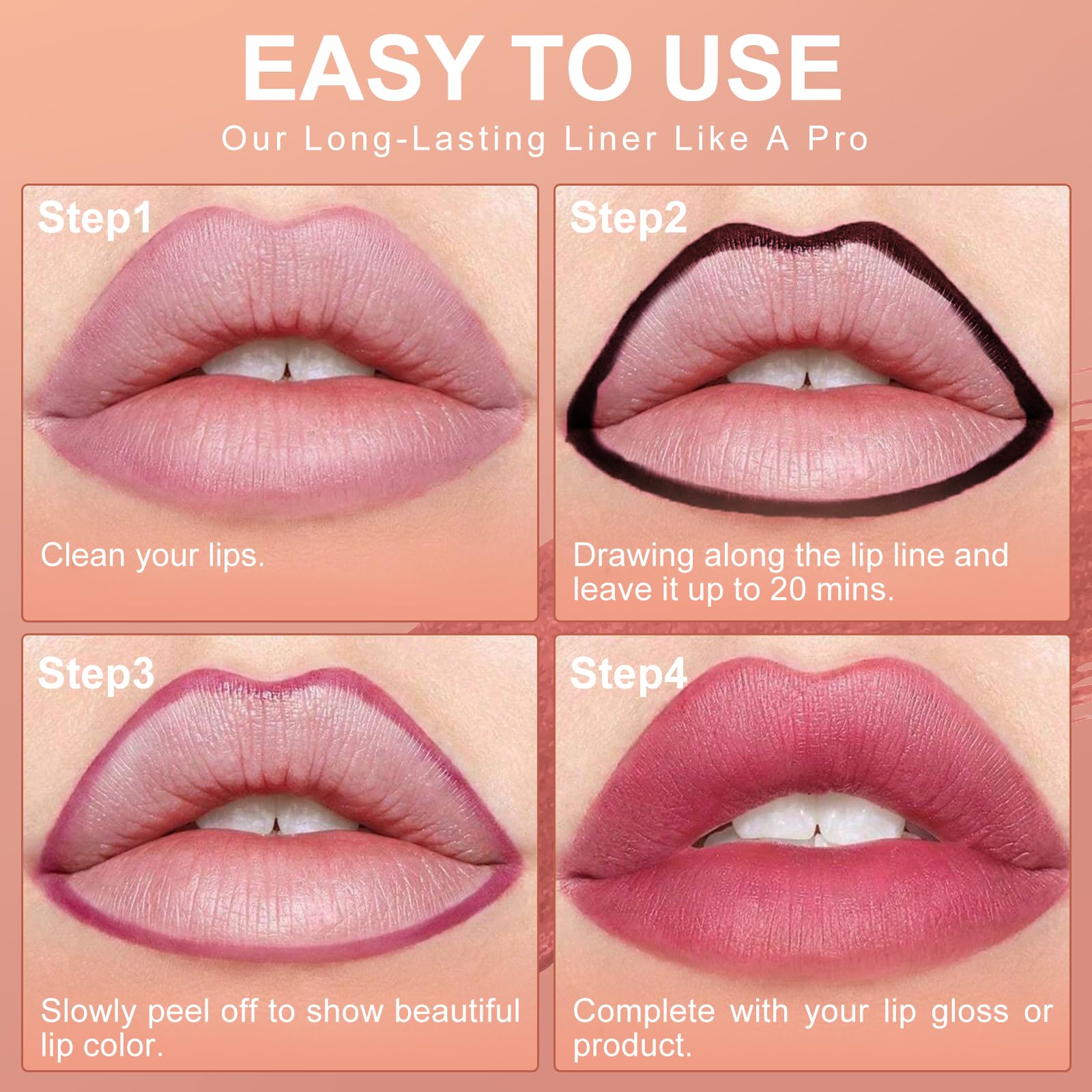 OETUIOW waterproof transfer-proof lip stain withstands wear throughout the day
