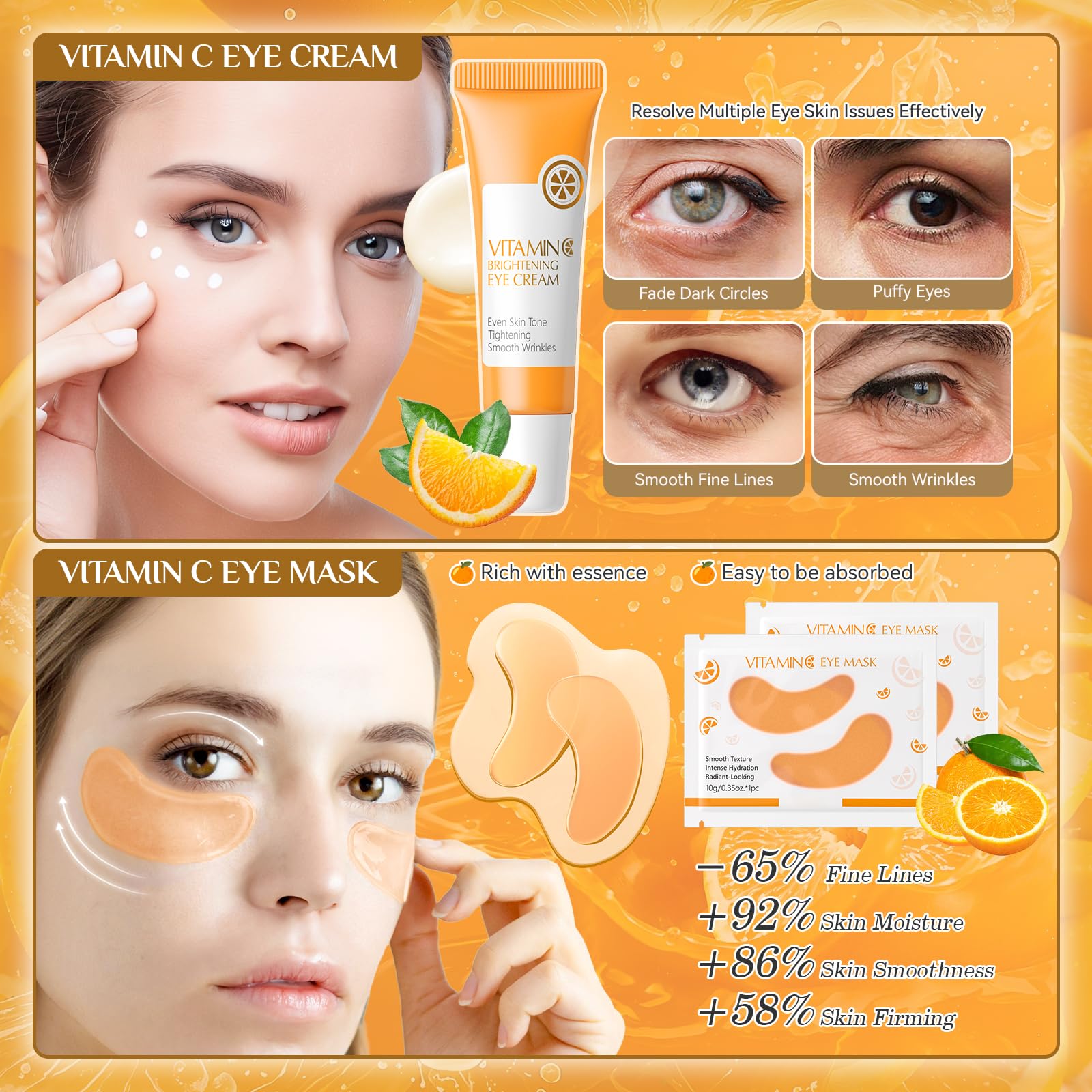 Ofanyia Vitamin C Set Face Cream nourishes and seals moisture