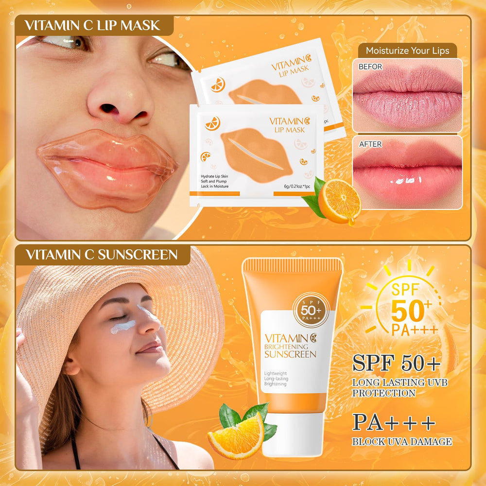 Ofanyia Vitamin C Set Lip Mask hydrates and soothes lips