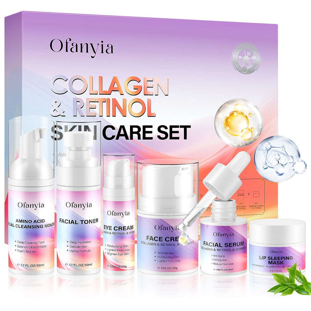 Ofanyia amino acid cleansing mousse bottle cleanses gently and preps skin for hydration.