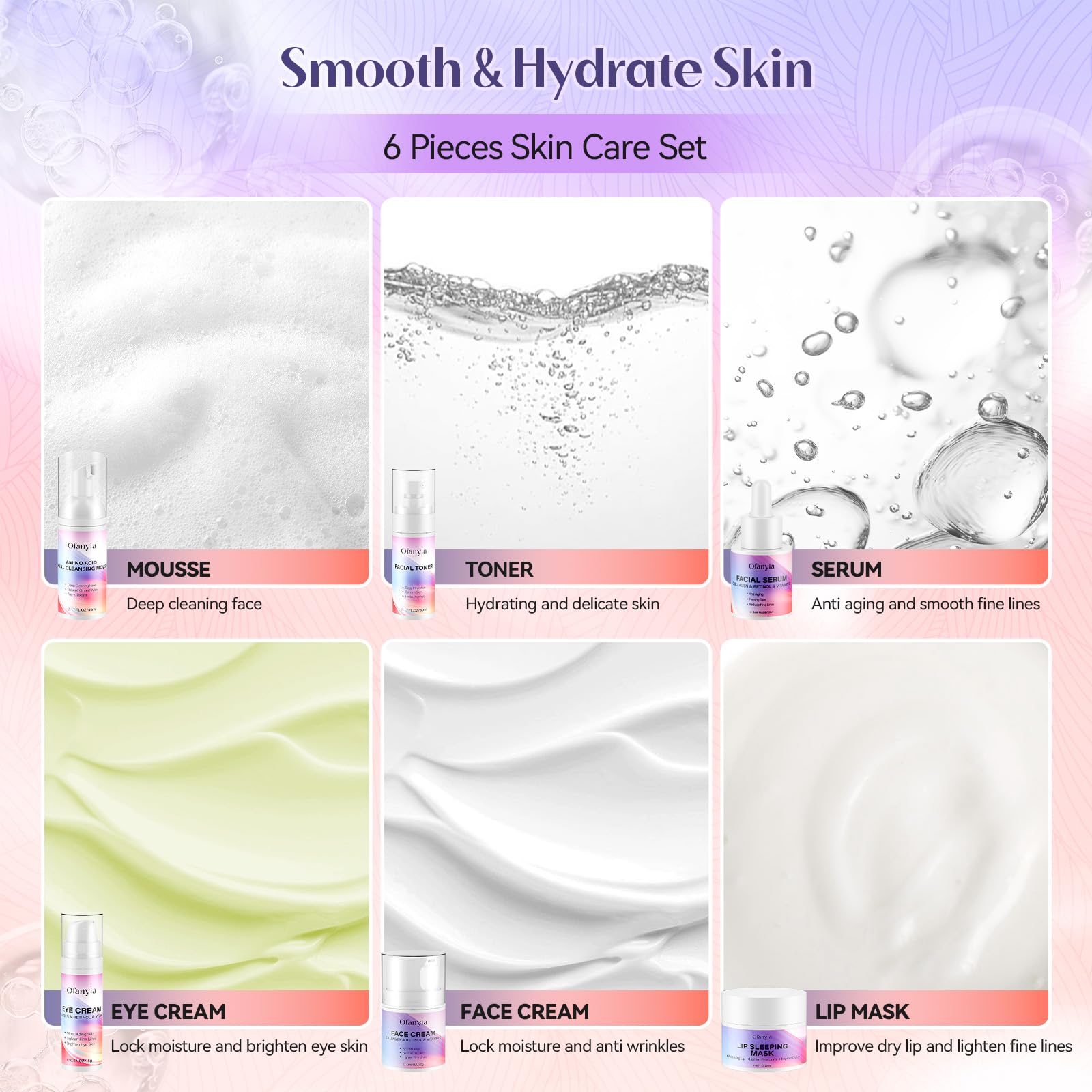 Ofanyia collagen-retinol face cream jar nourishes and locks in moisture.