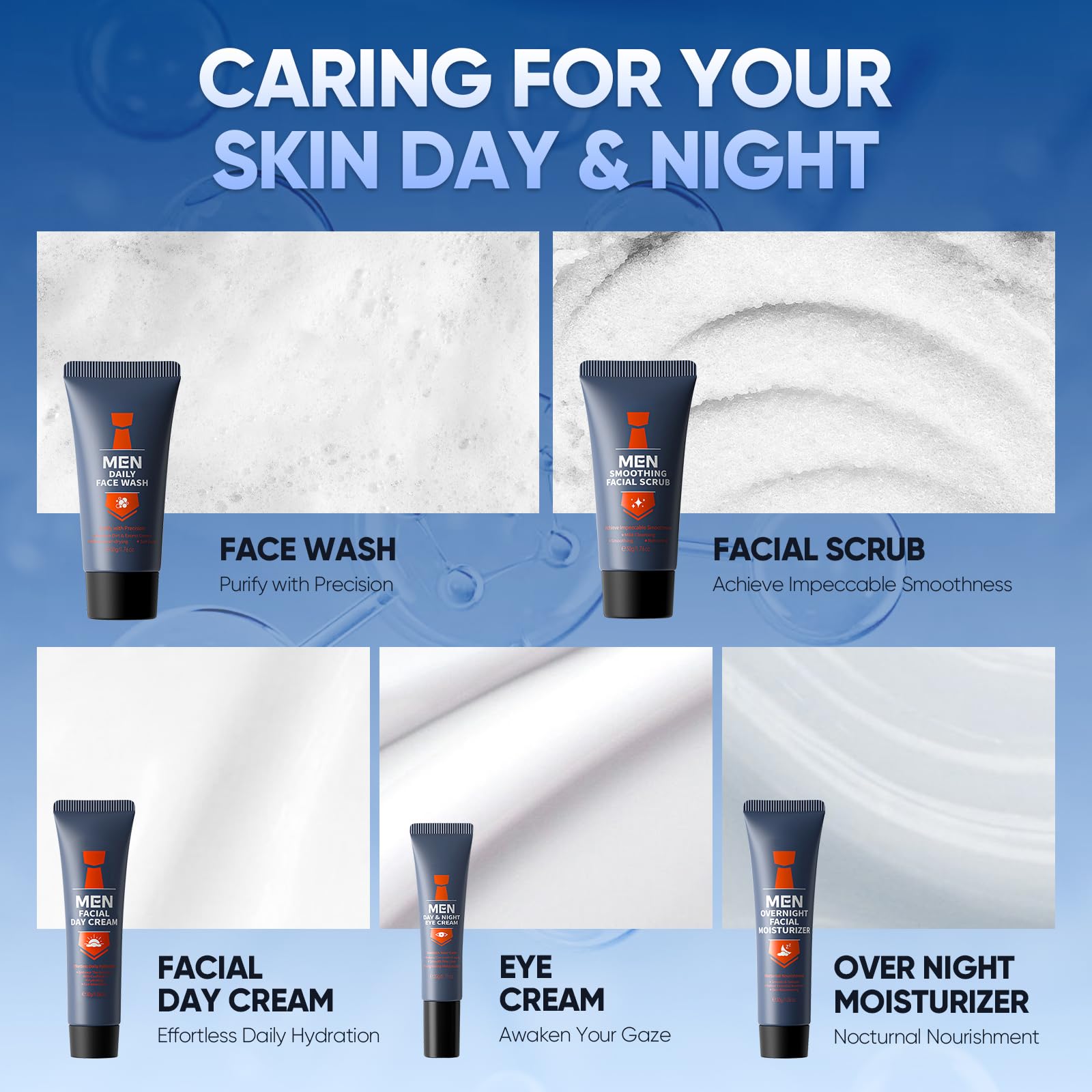Ofanyia eye cream for men softens fine lines under the eyes.